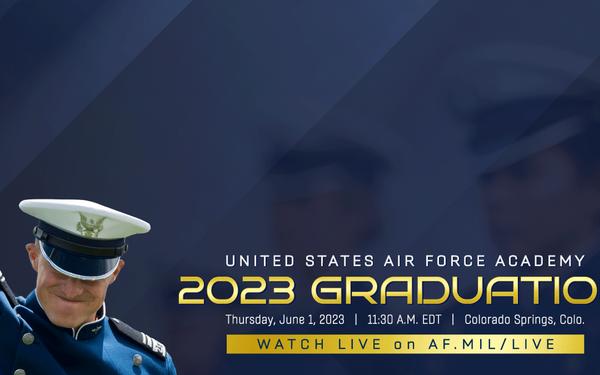 U.S. Air Force Academy Graduation 2023 Graphic