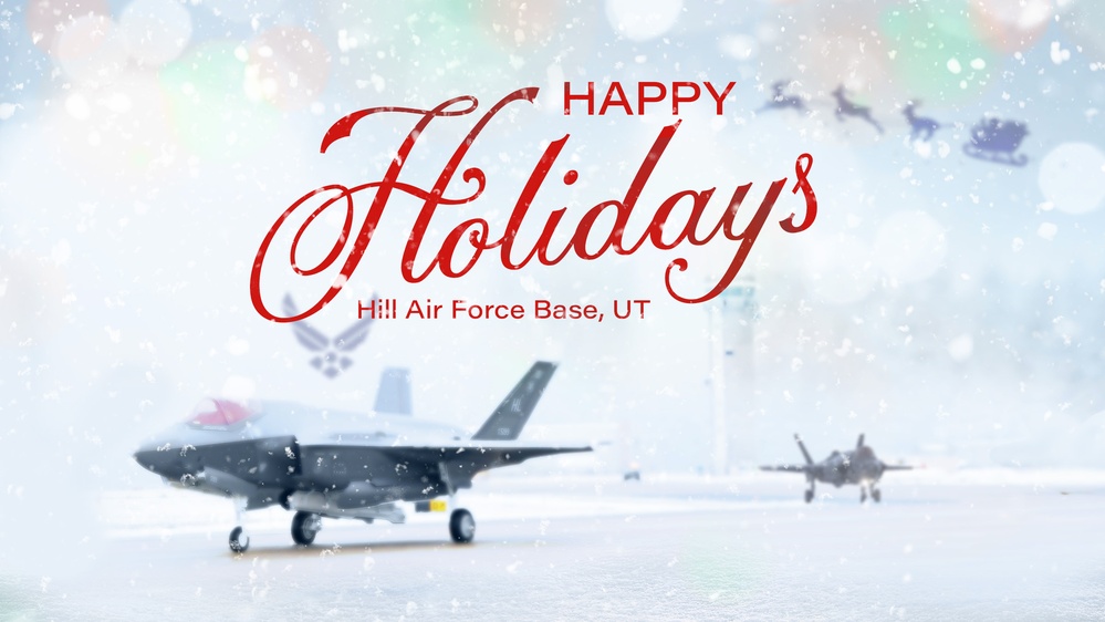 Hill AFB Happy Holidays - social media