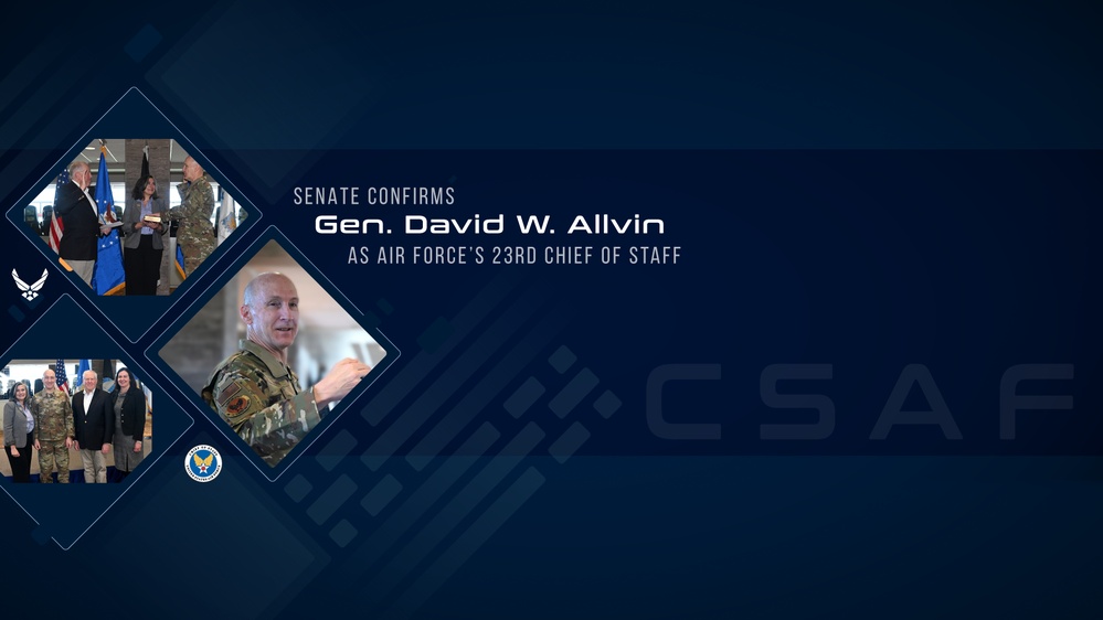 Gen. David W. Allvin, 23rd Air Force Chief of Staff Graphic