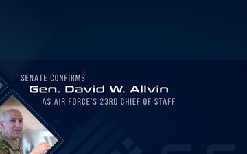 Gen. David W. Allvin, 23rd Air Force Chief of Staff Graphic