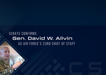 Gen. David W. Allvin, 23rd Air Force Chief of Staff Graphic