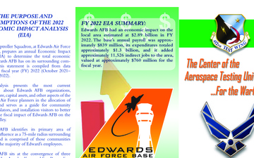 Edwards AFB Economic Impact Analysis FY2022 Brochure