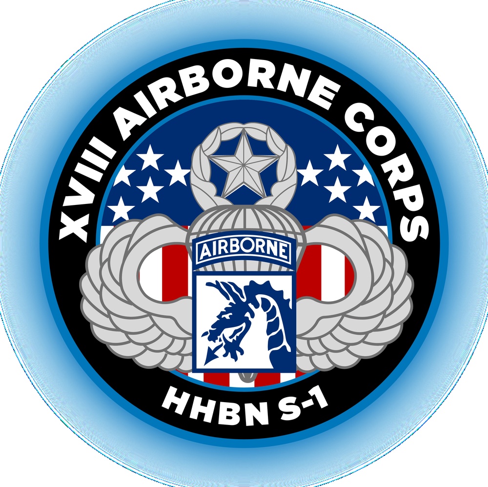 Personnel and Administration Office S1, Headquarters and Headquarters Battalion, XVIII Airborne Corps Section Insignia