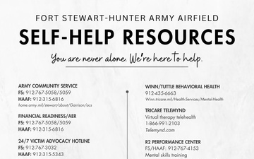 Fort Stewart-Hunter Army Airfield Self Help Resources