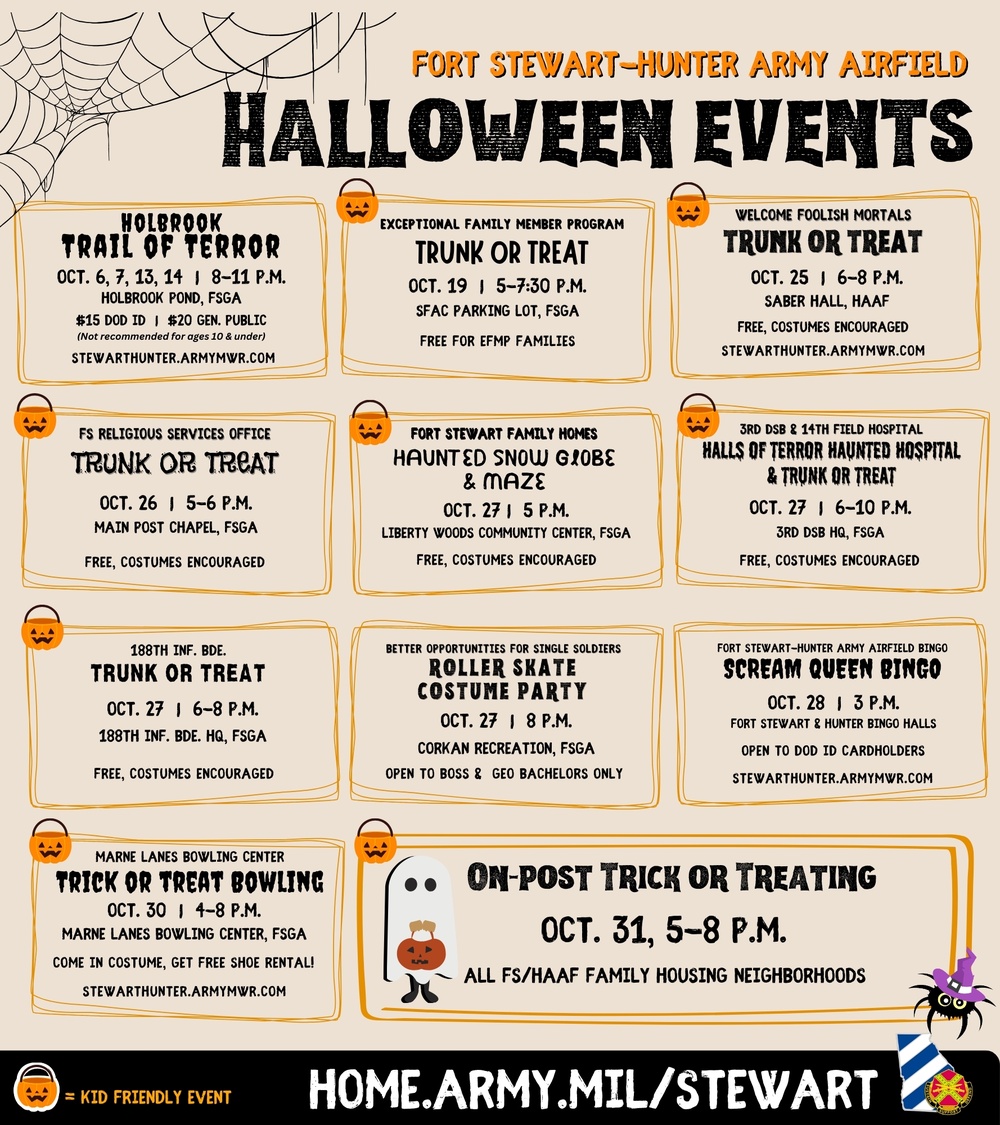 2023 Halloween Events Calendar