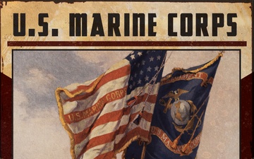 U.S. Marine Corps Vintage Sign