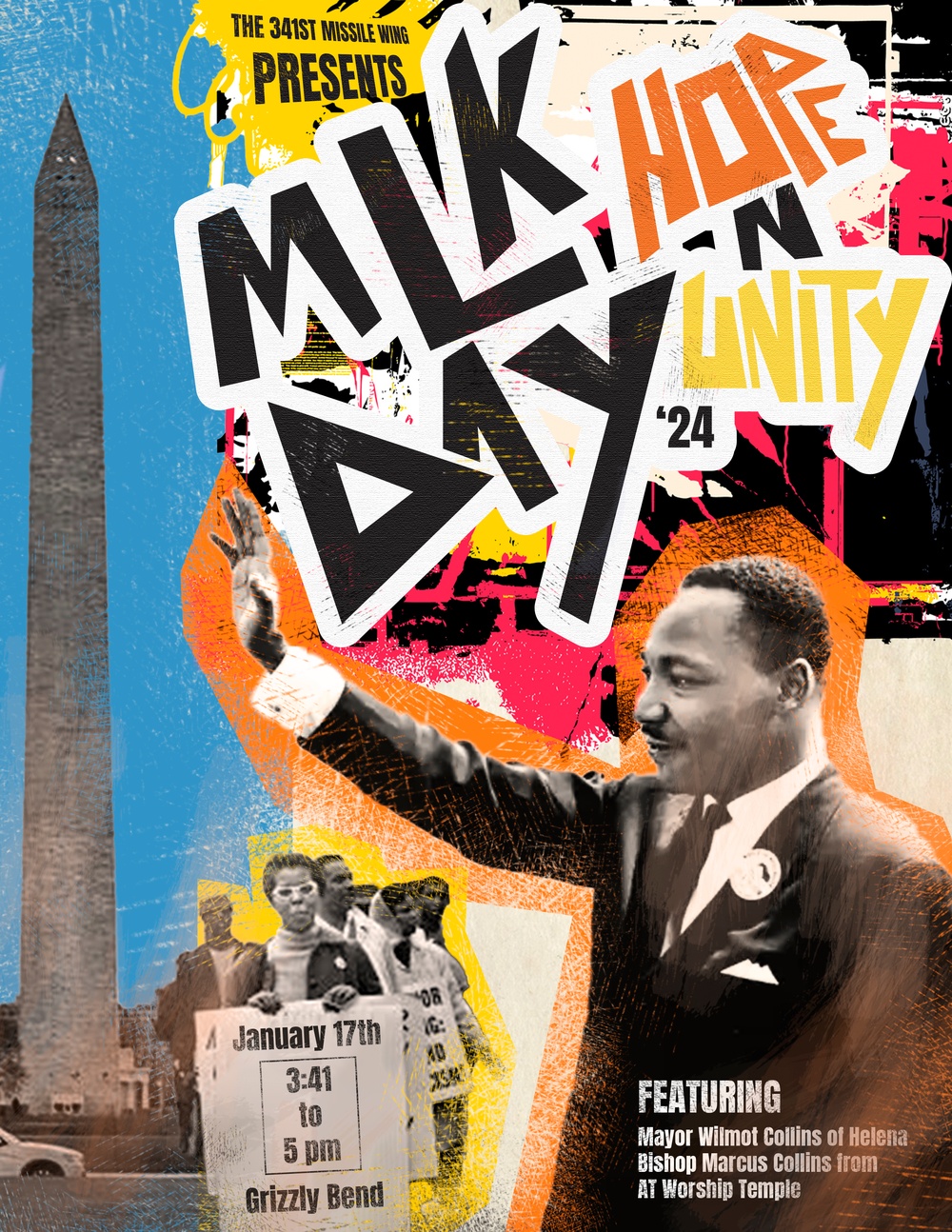 Martin Luther King Jr. Day Flyer 2024