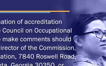 DEOMI is applying for reaffirmation of accreditation