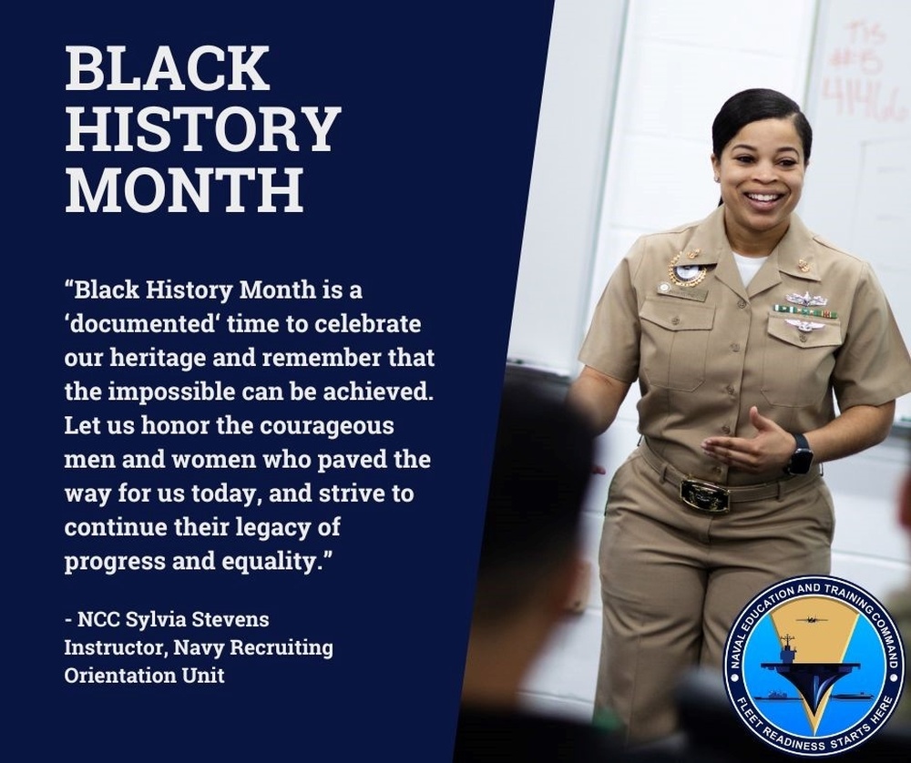 Naval Education and Training Command Celebrates Black History Month