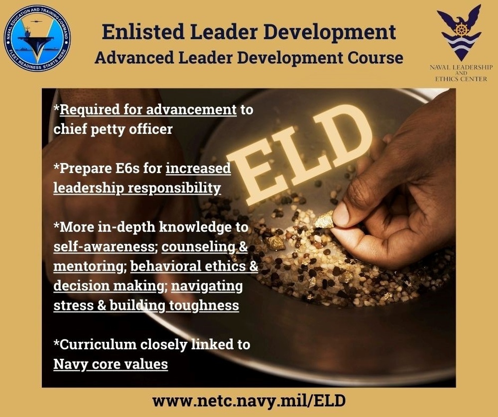 Advanced Leader Development Course Prepares Petty Officers 1st Class for Senior Leadership Roles