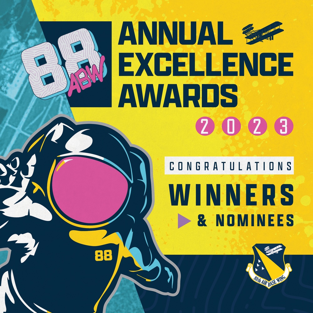 88th ABW 2023 Annual Excellence Awards congratulations