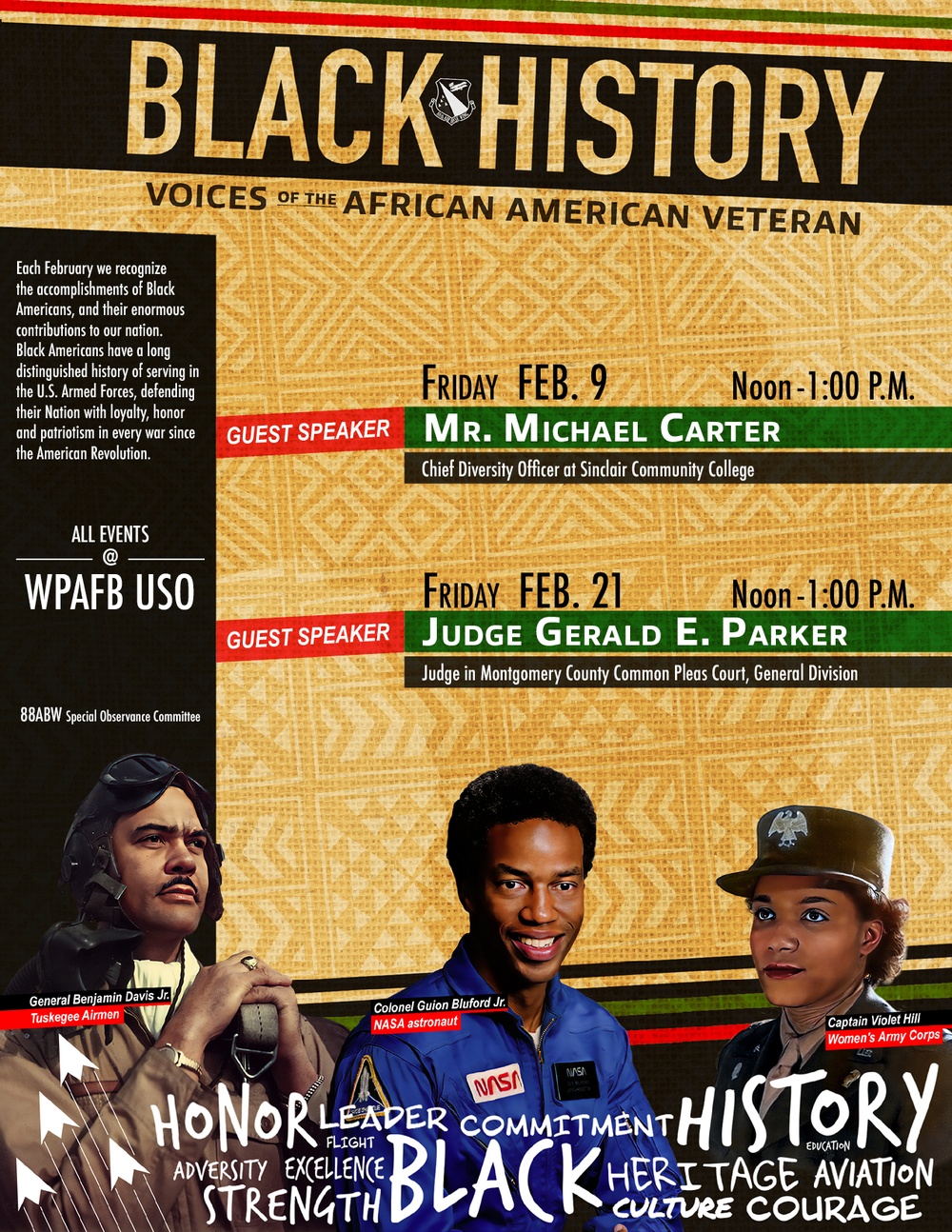 Black History Month Event Flyer