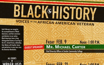 Black History Month Event Flyer