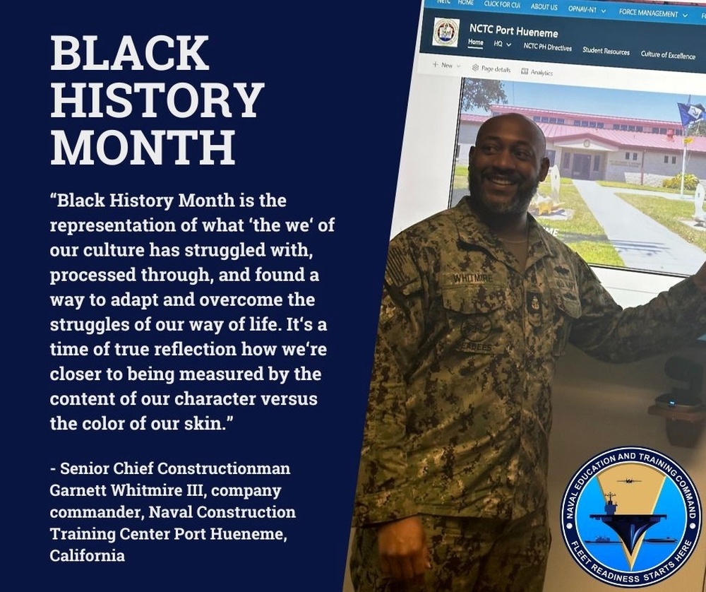 Naval Education and Training Command Celebrates Black History Month