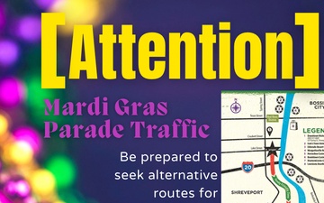 Road closures due to parade route