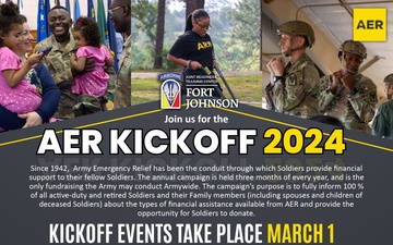 Army Emergency Relief Campaign Kickoff 2024