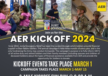 Army Emergency Relief Campaign Kickoff 2024