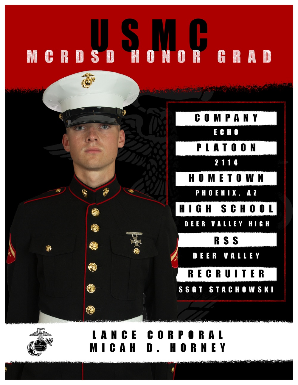 Echo Company Honor Grad