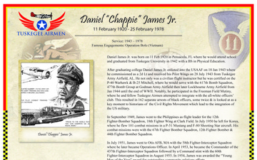 Tuskegee Airmen Poster Series – Daniel “Chappie” James Jr.