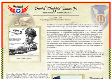 Tuskegee Airmen Poster Series – Daniel “Chappie” James Jr.