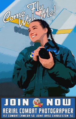 1st Combat Camera Squadron Aerial Program Recruitment Poster