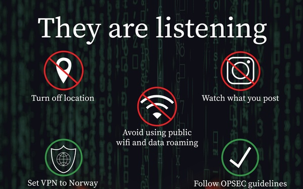 Nordic Response 2024 Operational Security Infographic