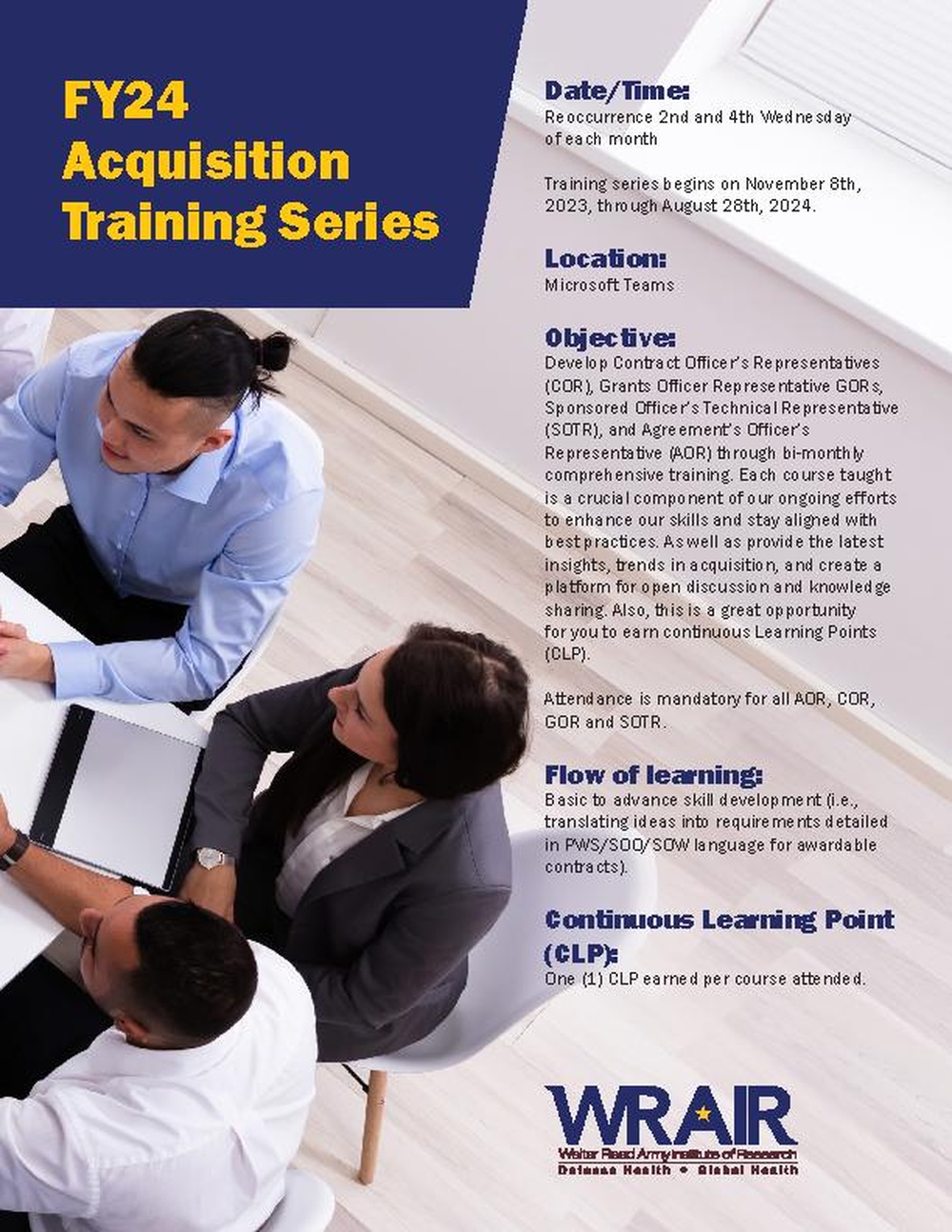 FY24 Training Acquistion Flyer