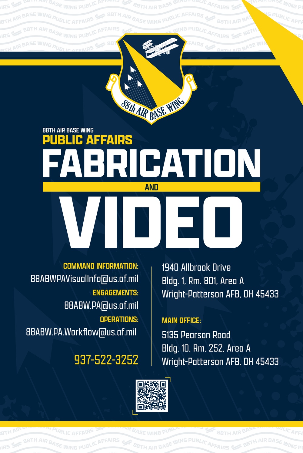 Video &amp; Fabrication Center Window Graphic