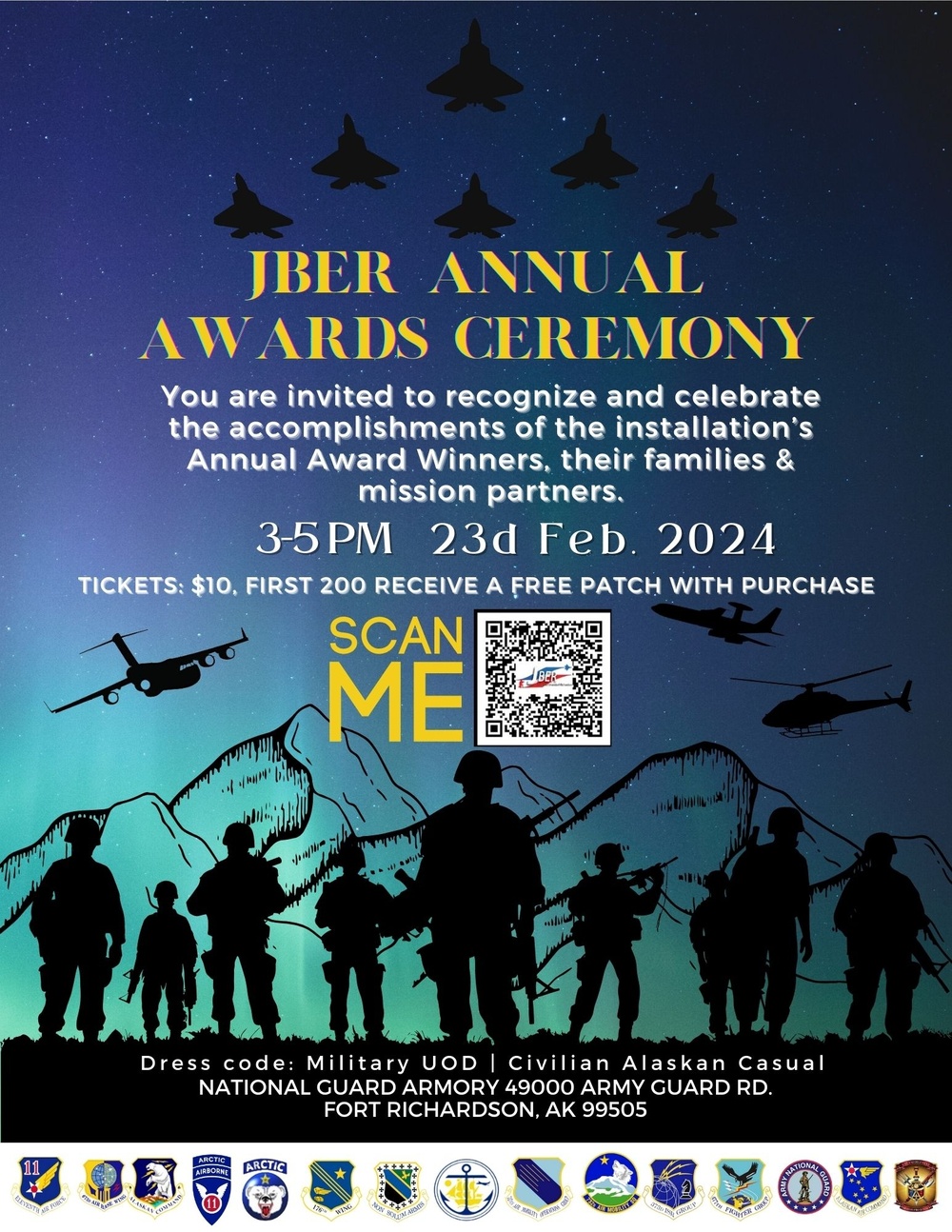 JBER Annual Awards Ceremony Flyer