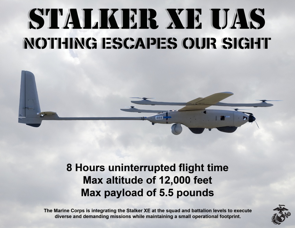 Stalker XE UAS infographic