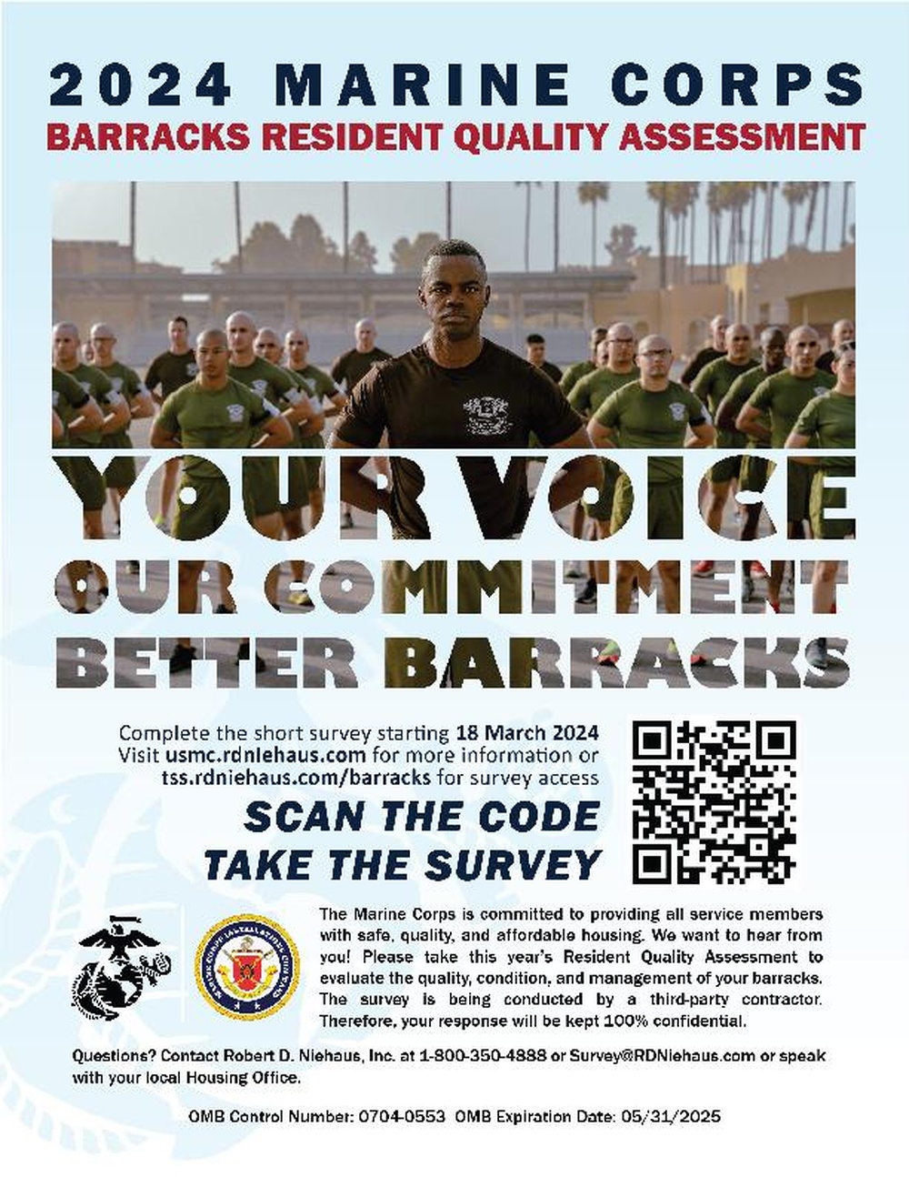 2024 Marine Corps Barracks Resident Quality Assessment