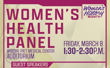 Women&amp;#39;s History Month 2024: Health Panel Flyer