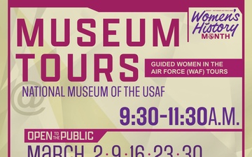 Women&amp;#39;s History Month 2024: Museum Tours Flyer