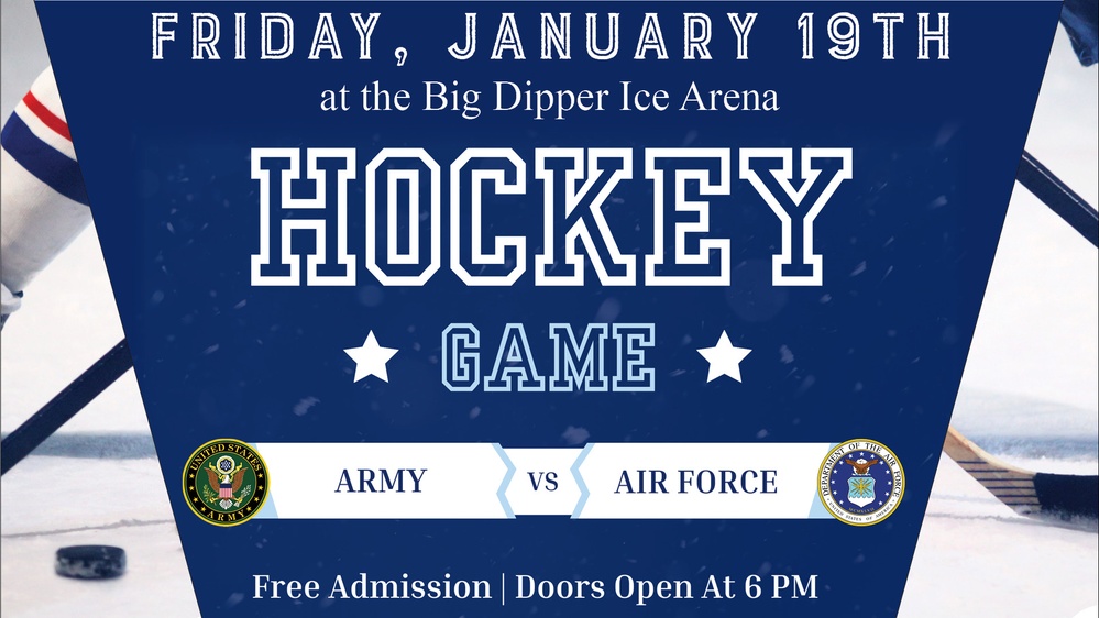 Fort Wainwright Army vs. Air Force Hockey Game