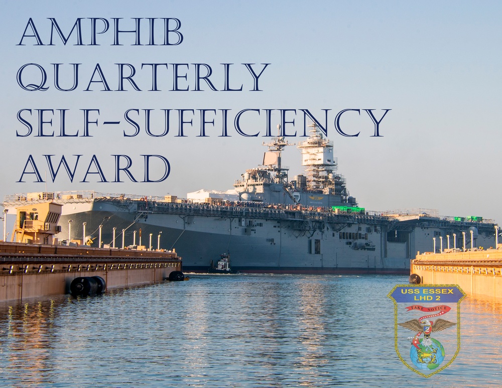 USS Essex Wins Self-Sufficiency Award