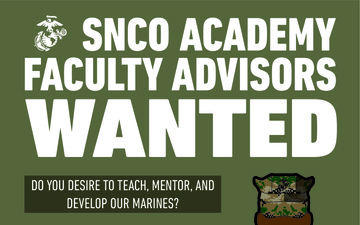 Staff Non-Commissioned Officer Academy Recruitment