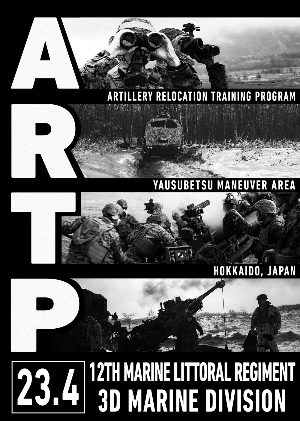 Artillery Relocation Training Program 23.4 Poster Design