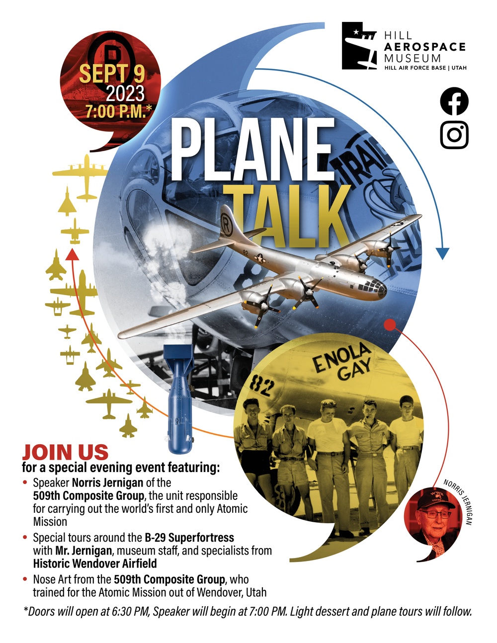 Plane Talk flyer - B-29 Superfortress