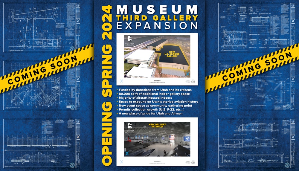 Hill Aerospace Museum Third Gallery Expansion Lobby Display