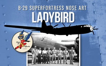 B-29 Superfortress Nose Art &amp;#34;Ladybird&amp;#34; poster