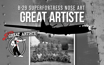 B-29 Superfortress Nose Art &amp;#34;Great Artiste&amp;#34; poster