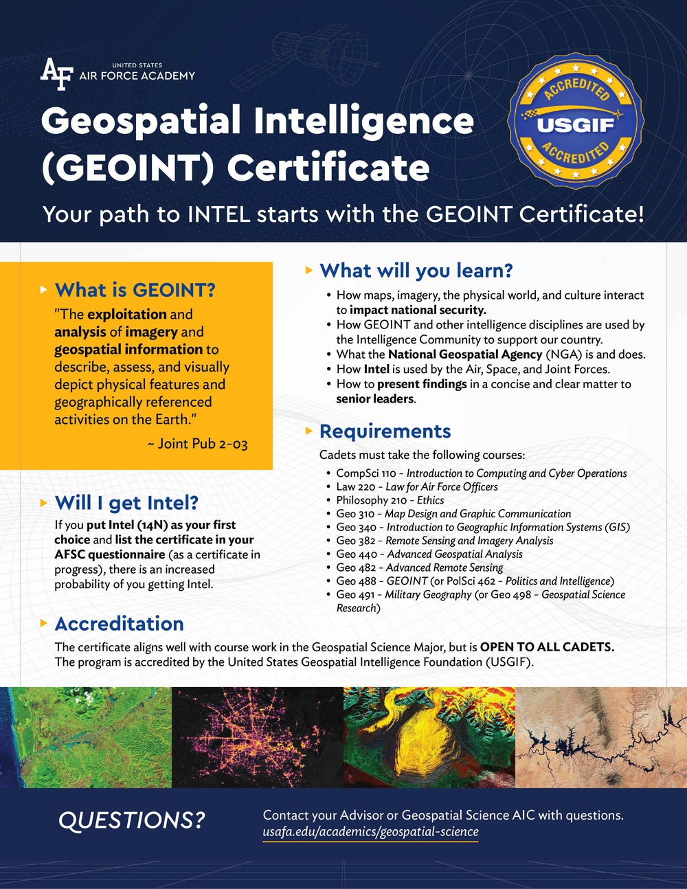 Geospatial Intelligence Certificate