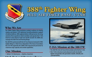 388th Fighter Wing Mission Poster