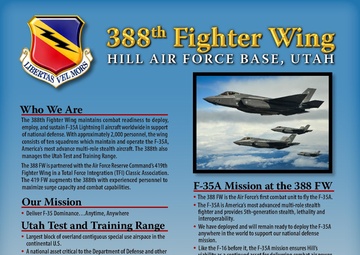 388th Fighter Wing Mission Poster