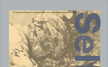 Army Values Posters - Sepia