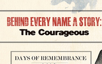 Days Of Remembrance - Behind Every Name A Story: The Courageous