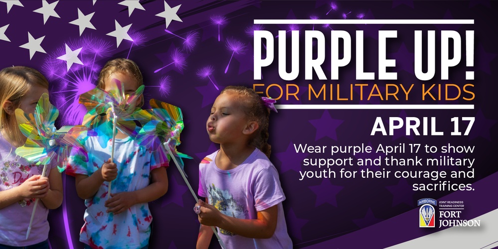 Fort Johnson Purple Up! Day