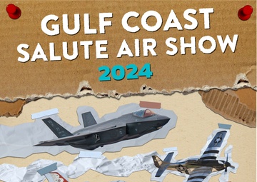 Gulf Coast Salute Air Show 2024 Poster