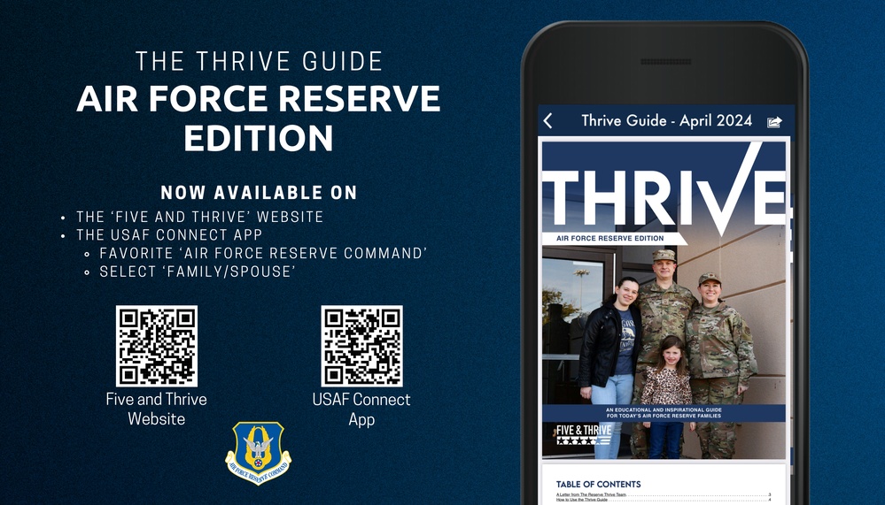 Five &amp; Thrive Expands Guidebook to Include Reserve Families
