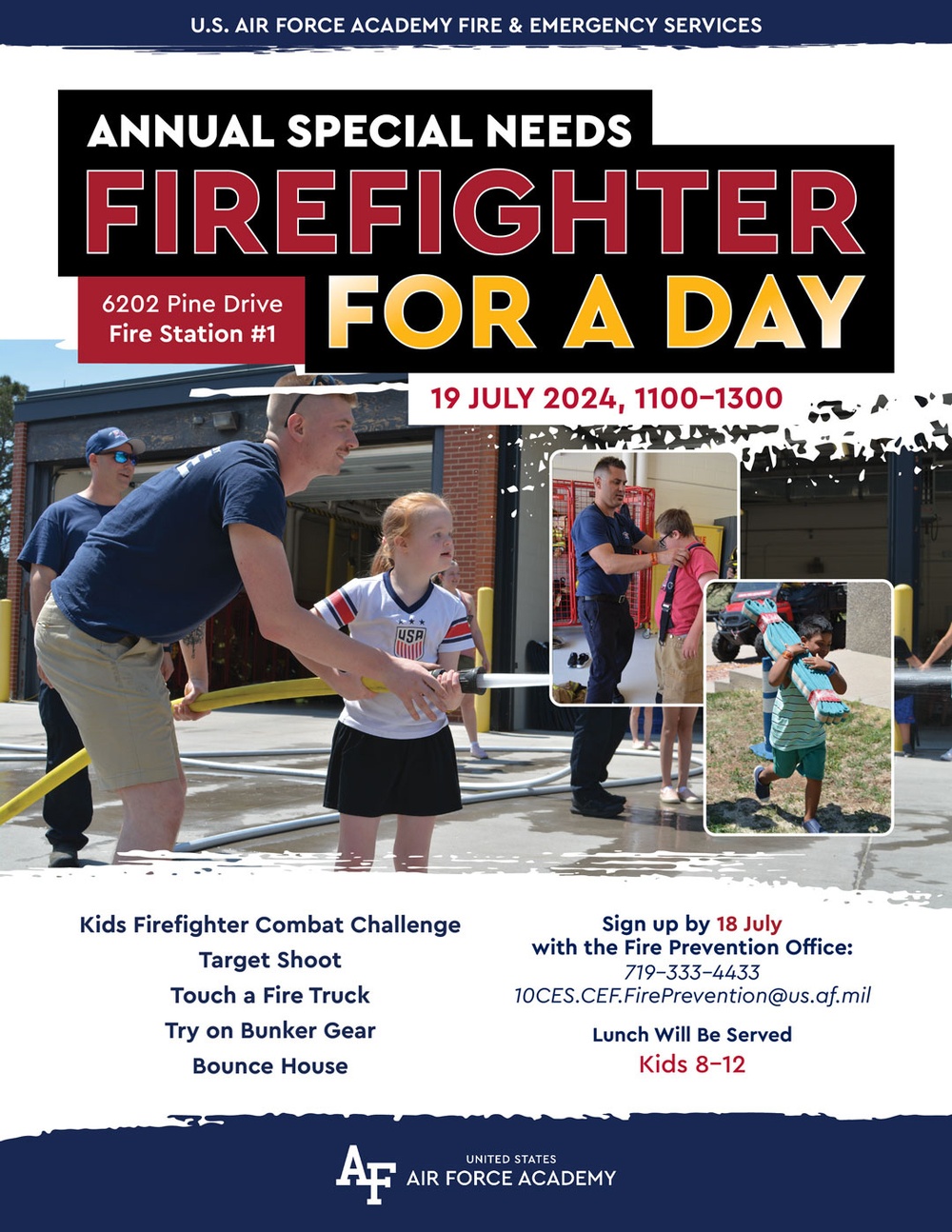 Special Needs Firefighter For A Day